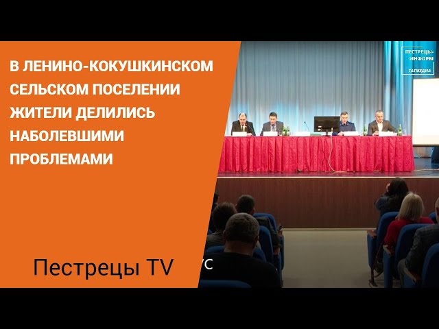 В Ленино-Кокушкинском СП жители делились наболевшими проблемами