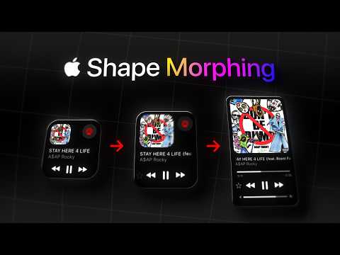 Apple Style UI Shape Morphing Tutorial in After Effects