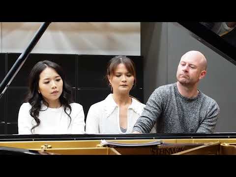 Ramazanov's Salsa Rhythm, piano 6 hands: rehearsal clip