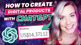 How to Use ChatGPT to Create and SELL Digital Products (Printables, Games, & More!)