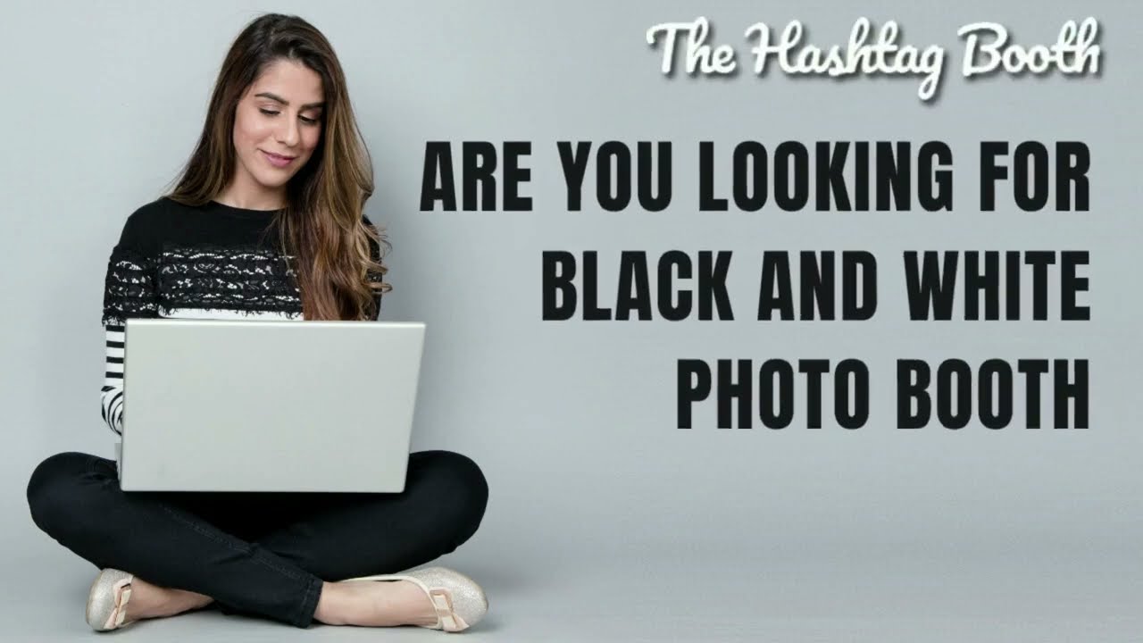 Watch video Are You also Looking For Black and White Photo Booth | The Hashtag Booth 🤩 Now Are You also Looking For Black and White Photo Booth | The Hashtag Booth 🤩