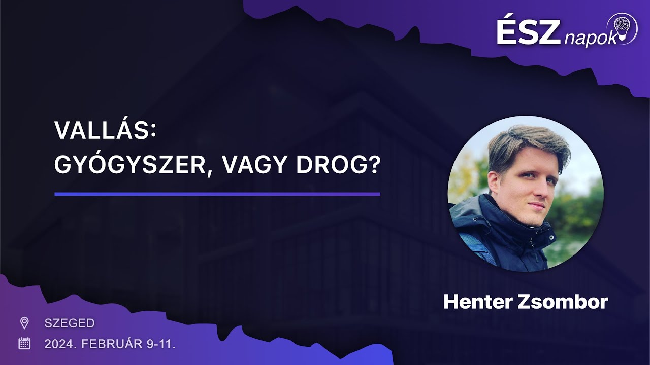 Vallás: gyógyszer, vagy drog? - Henter Zsombor