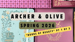 SNEAK PEEK! Archer & Olive Spring 2026 Collection | “Books of Beauty” | Video 1 of 3