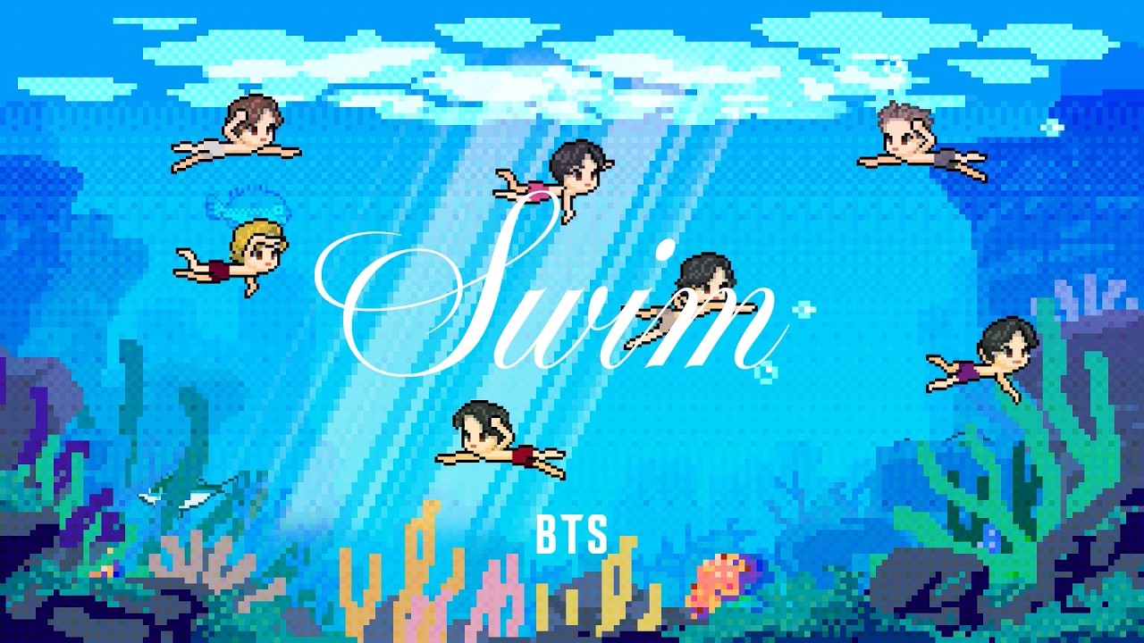 BTS (방탄소년단) 'SWIM (Underwater Remix)' Visualizer (Pixel ver.)