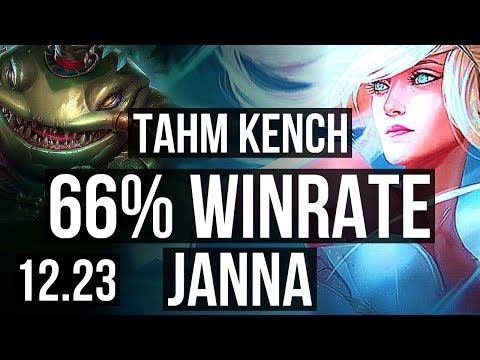 TAHM KENCH & Seraphine vs JANNA & Sivir (SUP) | 66% winrate, 7/2/7 | EUW Diamond | 12.23