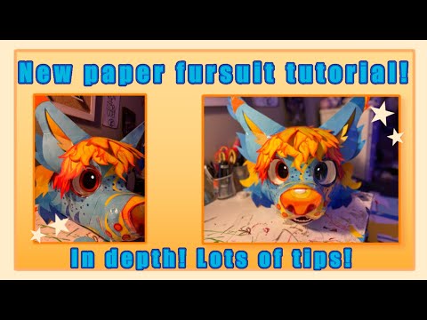 NEW! Paper Fursuit Tutorial! | UPDATED, IN DEPTH!