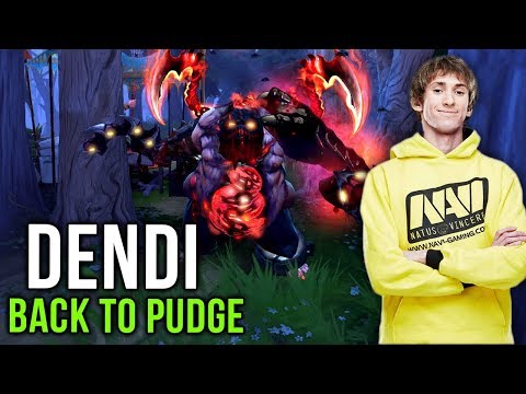 Dendi LEGEND Back to his Signature Pudge with EPIC Hooks  - Best Pudge in Dota 2 - Crazy Gameplay