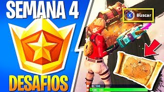 Desafios Semana 4 Video - como completar desafios semana 4 temporada 8 fortnite