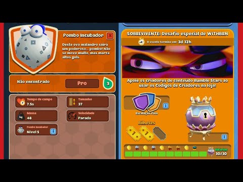 RUMBLE STARS #150 TESTANDO O RUMBLER POMBO INCUBADOR, NO DESAFIO DO CRIADOR DE CONTEÚDO WITHBRN!!