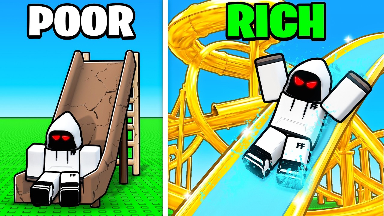 Spending $895,482,692 To Build The BIGGEST WATER SLIDE In Roblox..