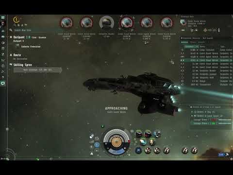 EVE Online Serpentis Hideaway Raid Pt1