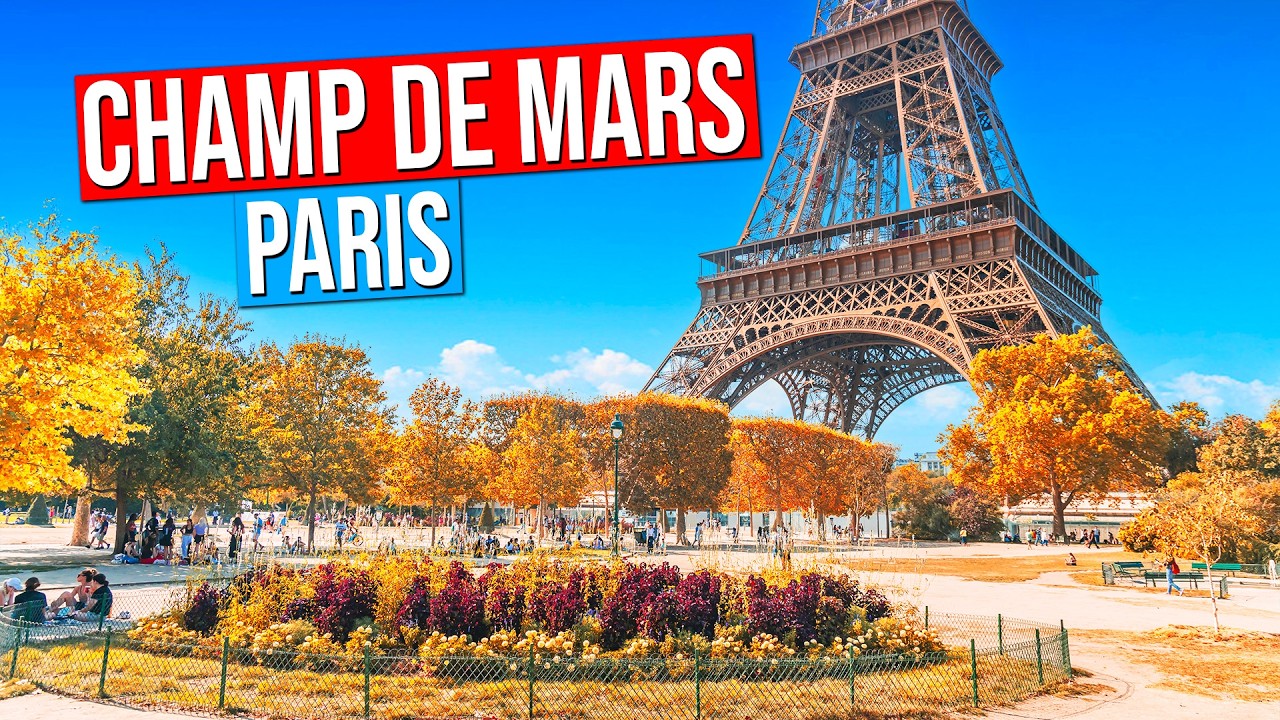 Catch a fascinating peek of Champ-De-Mars.