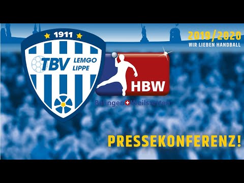 Pressekonferenz TBV Lemgo vs. HBW Balingen-Weilstetten 28.11.19
