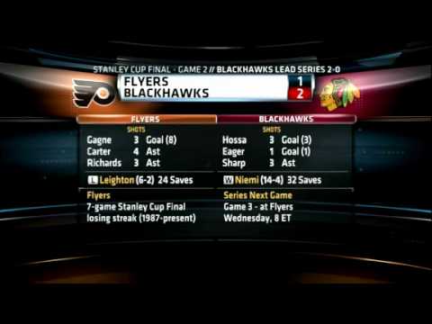 Chicago Blackhawks vs Philadelphia Flyers - Game 2 - May 31st 2010 - ESPN