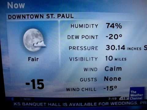 1-21-11 St. Paul, MN - TWC 7:18 am *Wind Chill Advisory*