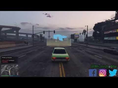 GTA 5 Online E33   Shot the sticky bomb right as he threw it!