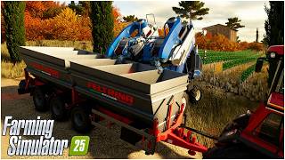 ITALIA MEDITERRANEA FS25 #45 - CASSONE ITALIANO FELTRINA PER RACCOLTA UVA - GAMEPLAY ITA