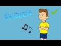 Caillou Reviews The Songs Of Frozen