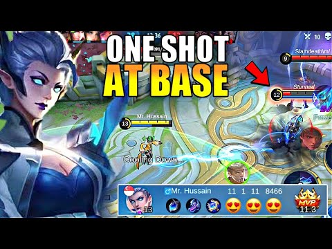 CAN EUDORA ONE SHOT ENEMY IN THEIR BASE? | Top 1 Global Eudora Best Build | Mlbb