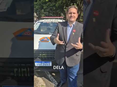 Populina conquista veículo da Defesa Civil em agenda no Palácio dos Bandeirantes