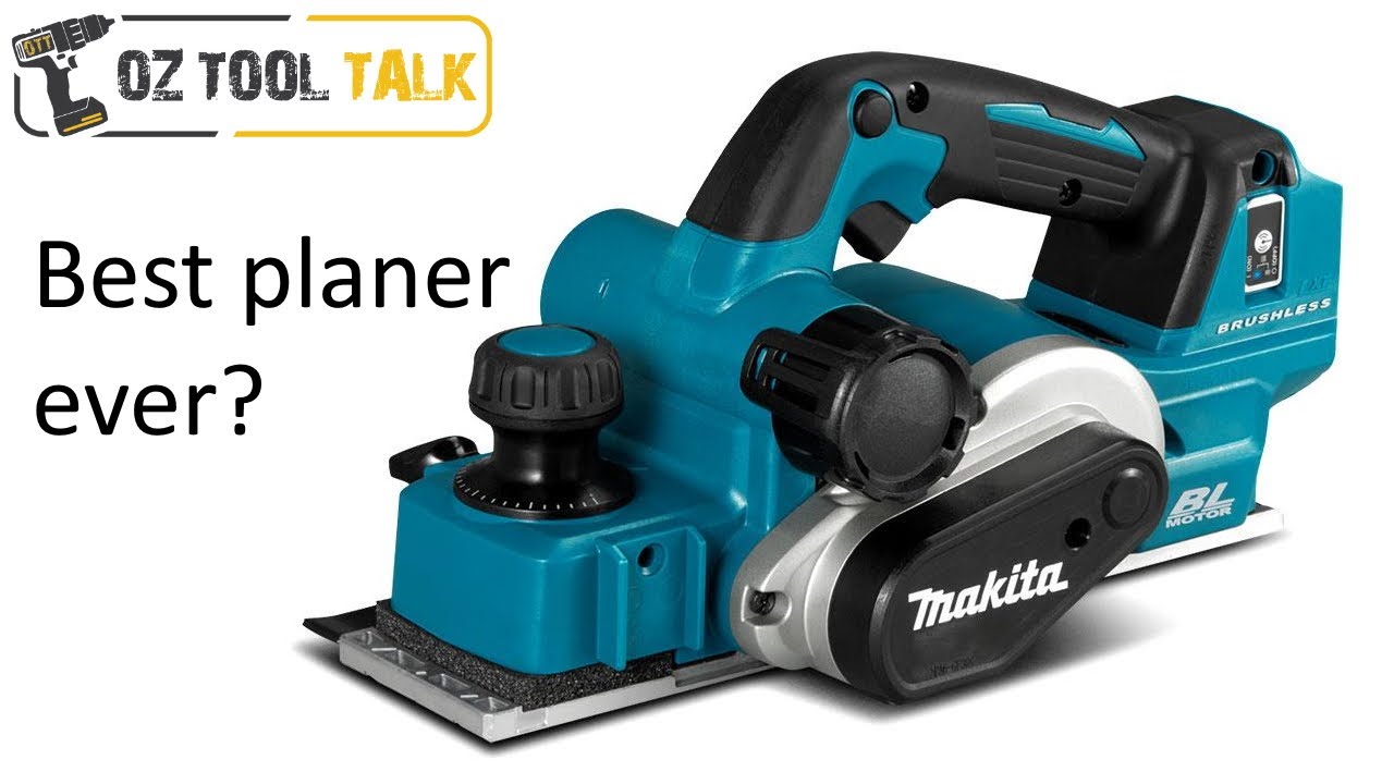 Watch video Brushless Planer - Makita 18V DKP181 82mm Now Brushless Planer - Makita 18V DKP181 82mm