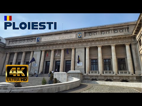 Ploiesti, Romania Walking tour [4K video]