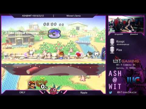 ORLY (Falcon) vs. Ripple (Pit, Dedede) - ASH@WIT #26 PM Winner's Semis