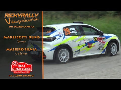 OBC MARESCOTTI - MASIERO // 18° Rally Citta' di Scorze' 2021 // P.S.3 Zero Branco