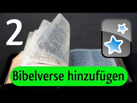 #2 - Bibelverse hinzufügen - Bibelverse auswendig lernen
