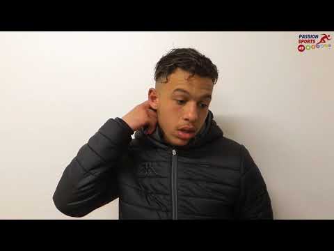 La réaction de Faycal DAVY : Angers Vaillante - Stade Lavallois (2-2).