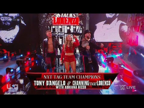 Tony D'Angelo & Channing “Stacks” Lorenzo Entrance - WWE NXT, January 09, 2024