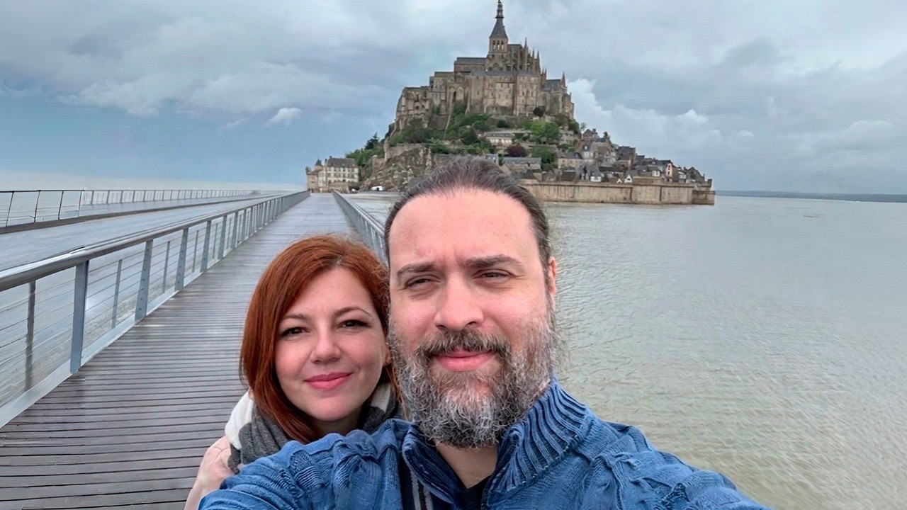 Minha esposa e eu - Viagem para a FRANÇA