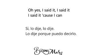 Bruno Mars  The lazy song Lyrics español e ingles