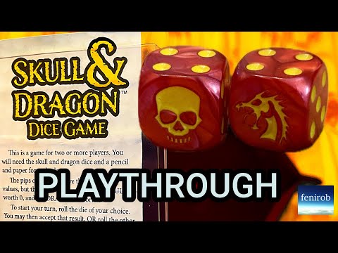 Skull & Dragon Dice Game | Playthrough (Steve Jackson Games)