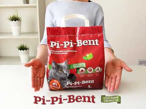Миниатюра изображения товара Наполнитель для туалета Pi-Pi-Bent Сенсация свежести L019 (24л/10кг)