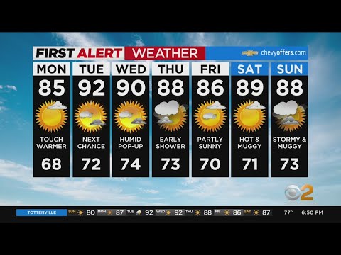 First Alert Forecast: CBS2 7/10 Evening Weather at 6:30PM