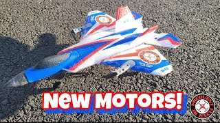 SG F22 Raptor 4Ch Plane with NEW MOTORS (Spintech 8520s)