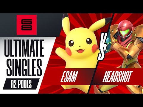 Esam vs Headshot - Pools R2 Ultimate Singles - Genesis 8 | Pikachu vs Samus