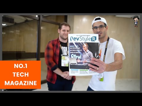 DevStyleR magazine with editor Atanas Neychev at HackConf 2019 - open source is for you