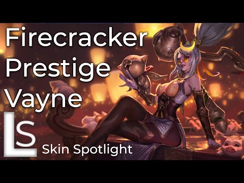 Firecracker Prestige Vayne - Skin Spotlight - Firecracker Collection - League of Legends