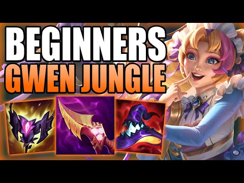 HOW TO PLAY GWEN JUNGLE & EASILY SOLO CARRY GAMES FOR BEGINNERS! - League of Legends Full Guide