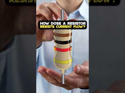 How does a resistor actually resist the flow of current? By VMC JEE