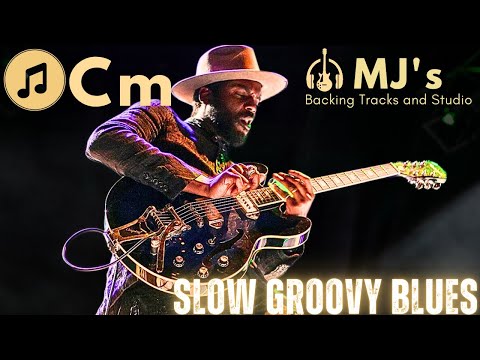 Slow Chill Groovy Blues in C minor | Backing Track Jam