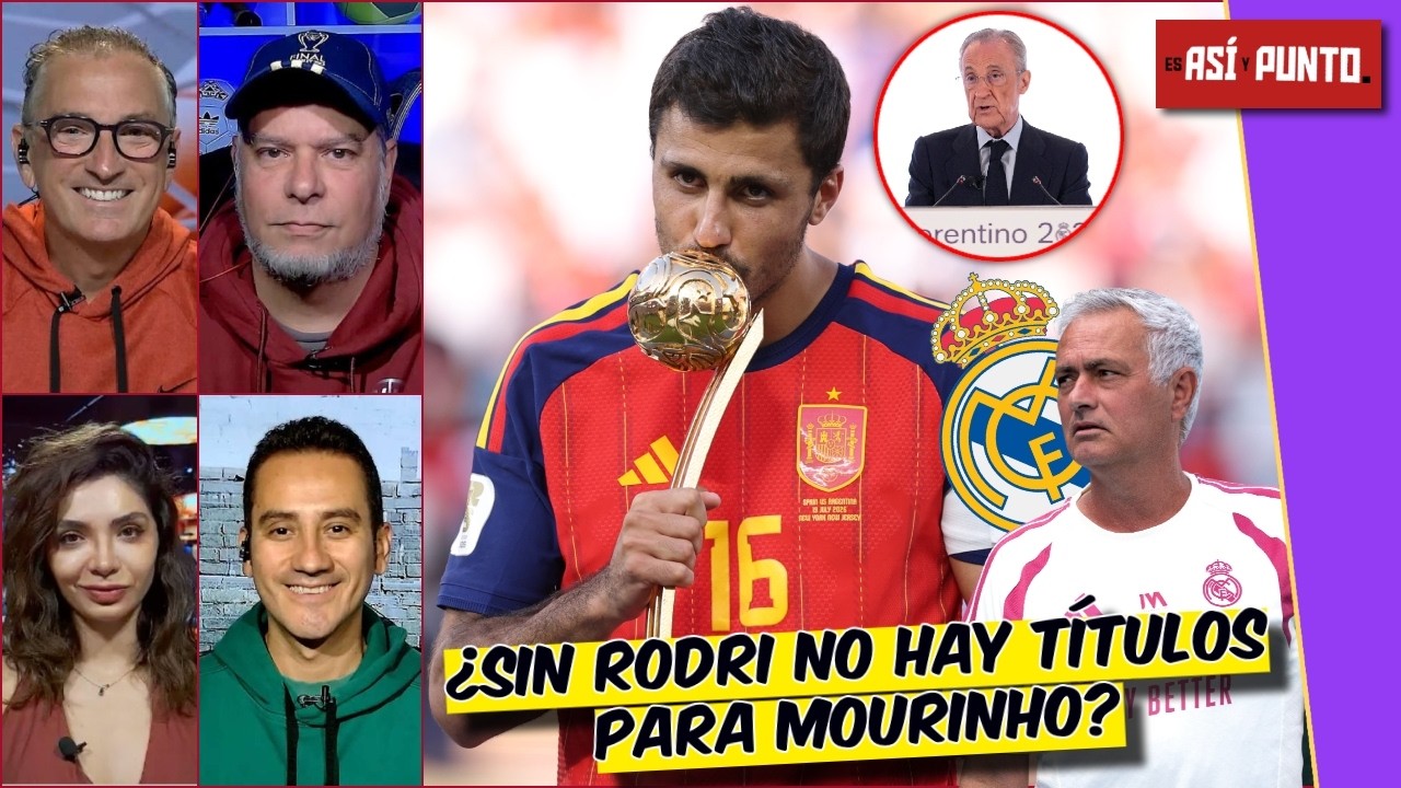 RODRI o el FRACASO. REAL MADRID DEBE FICHARLE si desea ganar títulos con MOURNIHO | Es Así y Punto