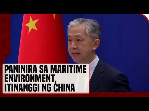 China denies Philippines' claim that it is destroying disputed shoal's maritime environment