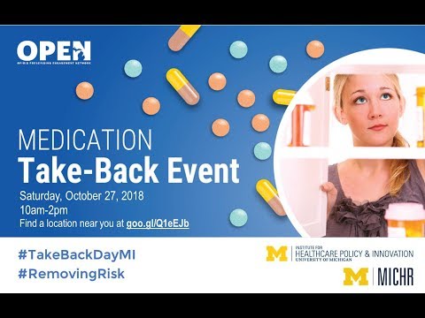Drug Take-Back Events Across Michigan