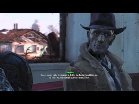 Nick Valentine on Institute ending ~ Fallout 4