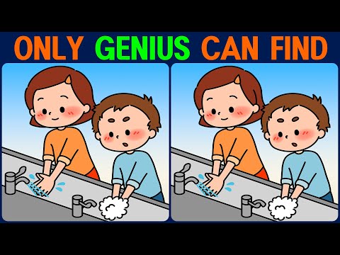 【Find the Difference】 If you've found them all, you're a concentration genius!