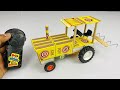 How To Make Tractor Matches Box Remote Control