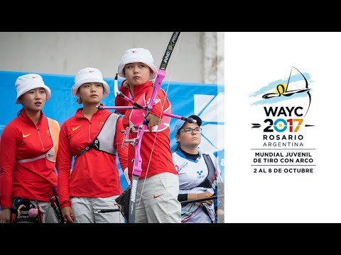 Italy v China – recurve junior women's team gold final | Rosario 2017